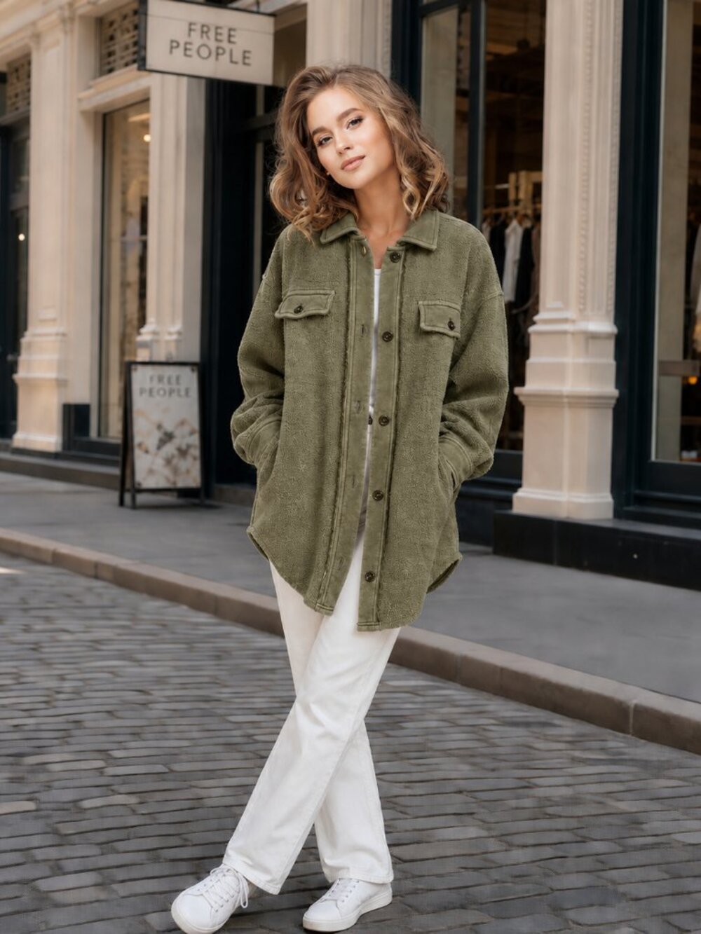 Free People Ruby Jacket Shacket Oversized Slouchy Collar Size Small New With Tag